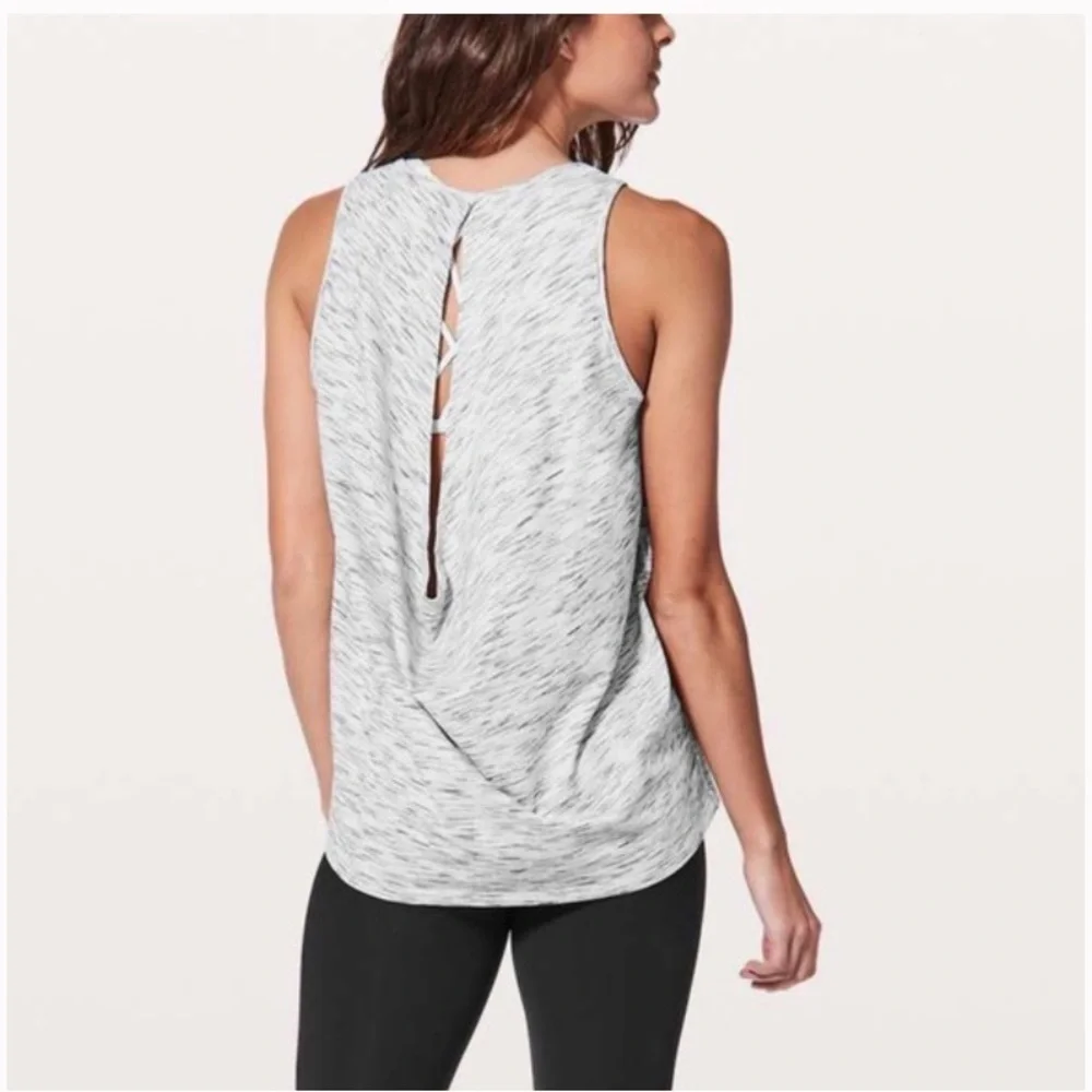 Lululemon Low Key Tank Size 8 EUC Approximate flatlay